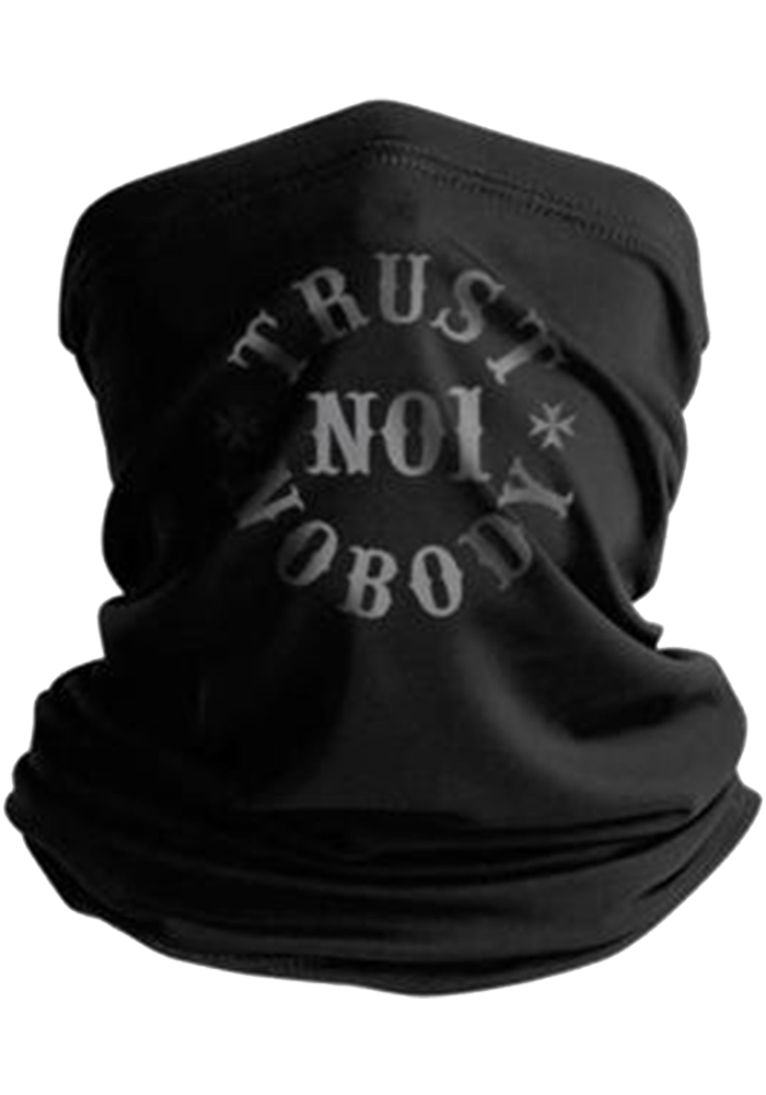 TRUST NOBODY® - organic Schlauchtuch/Tube - round [black]