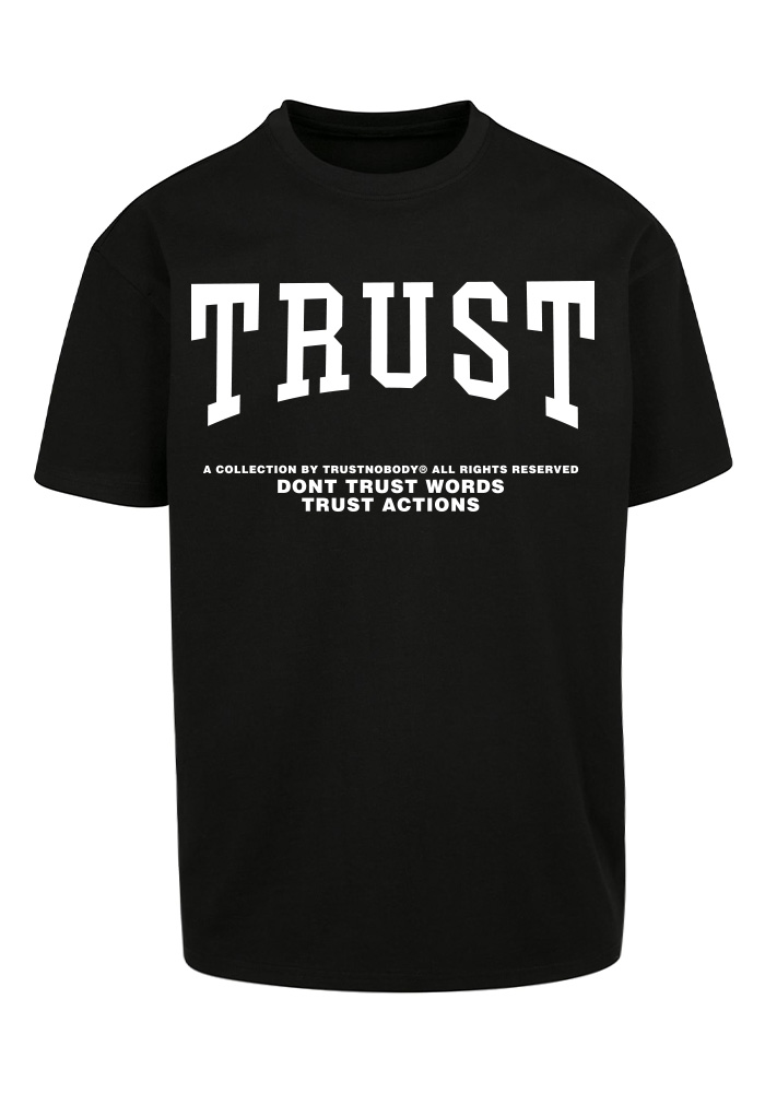 TRUST NOBODY® - TRUST Heavy Oversize Tee [black/white]