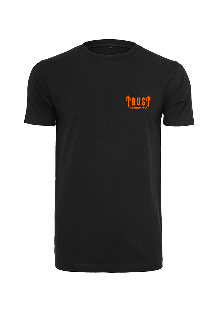 TRUST NOBODY® - Regular Tee [black/orange] 