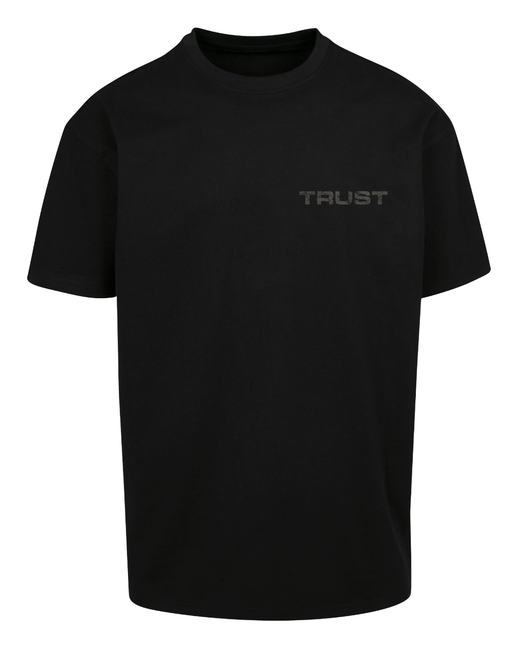 TRUST NOBODY® - Cross Heavy Oversized Tee [black/grey]