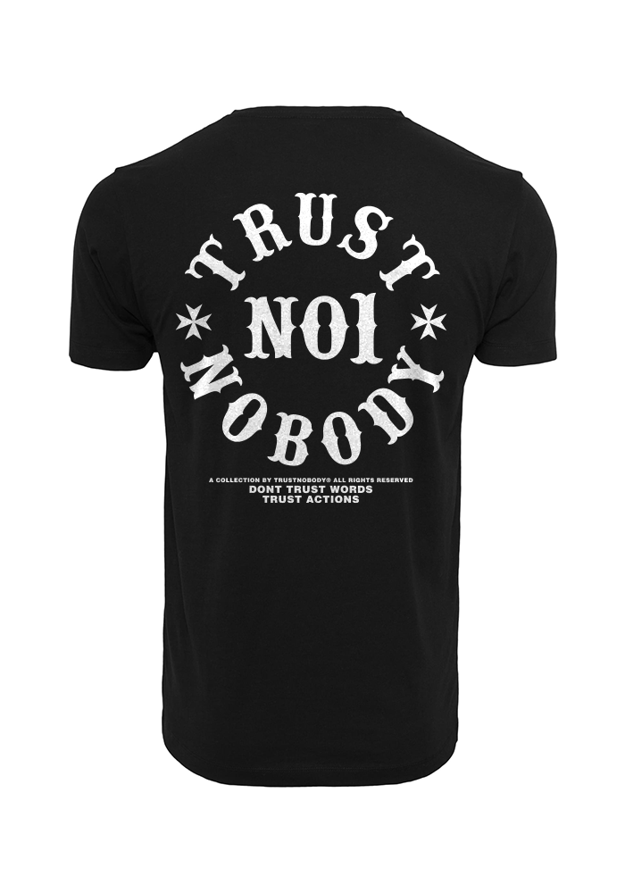 TRUST NOBODY® - Regular Tee [black/white]