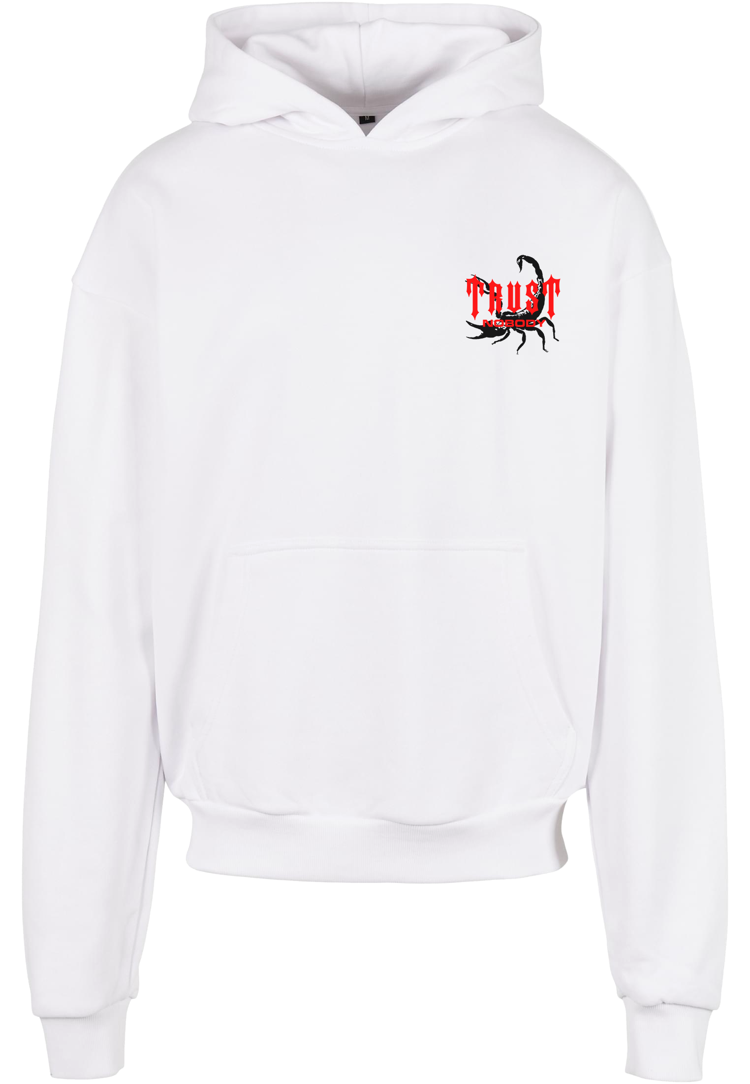 TRUST NOBODY® - Scorpion - Beast Collection - Heavy Oversized Hoody [white/black]